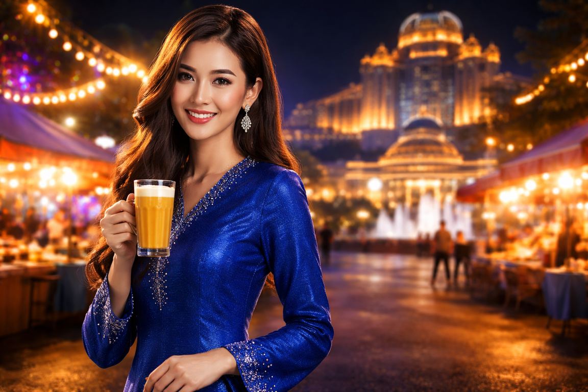Suasana hiburan kasino di Genting Highlands dengan pakaian baju kurung dan aktiviti digital